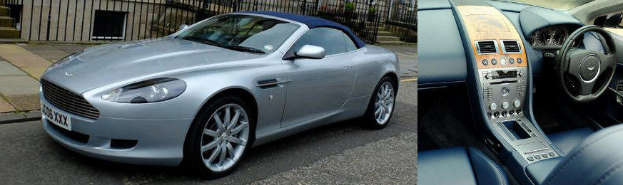 2006 Aston Martin DB9 Volante Hire In Scotland